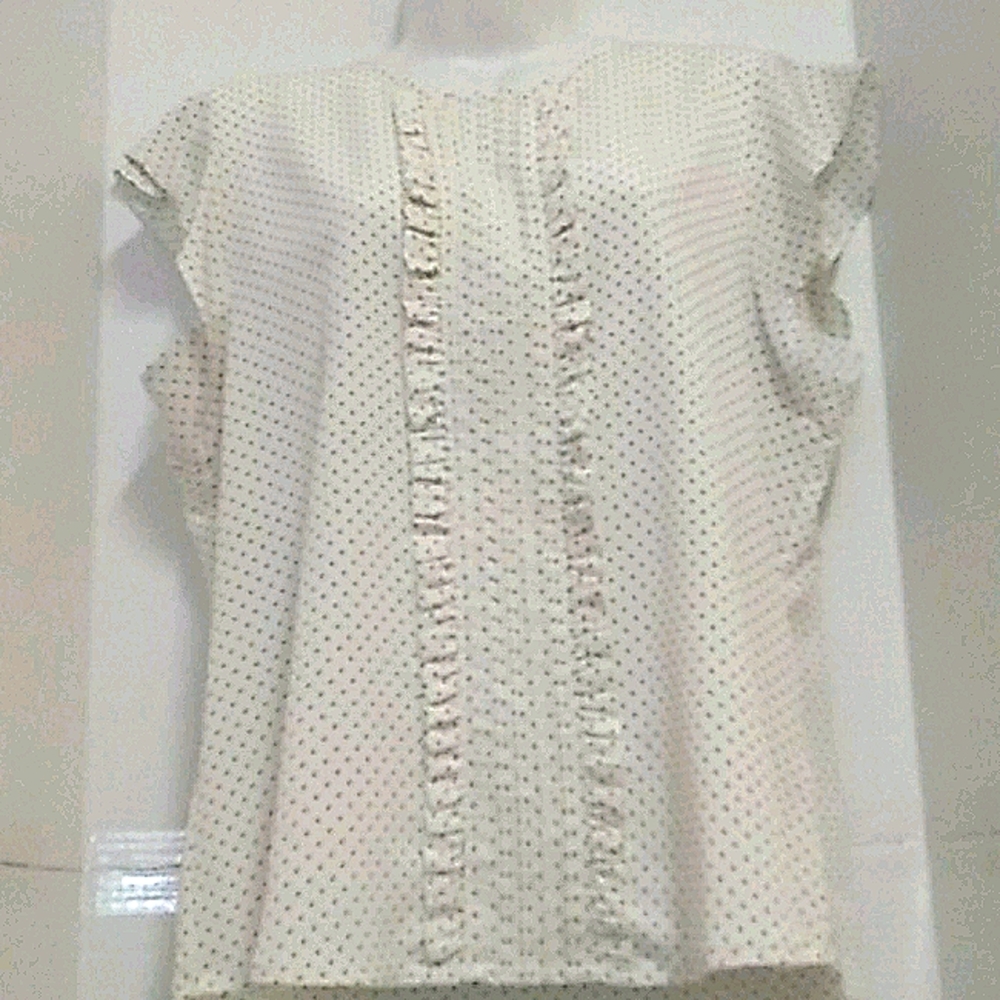 Covington Black/white Polka Dot Squares Sleeveless